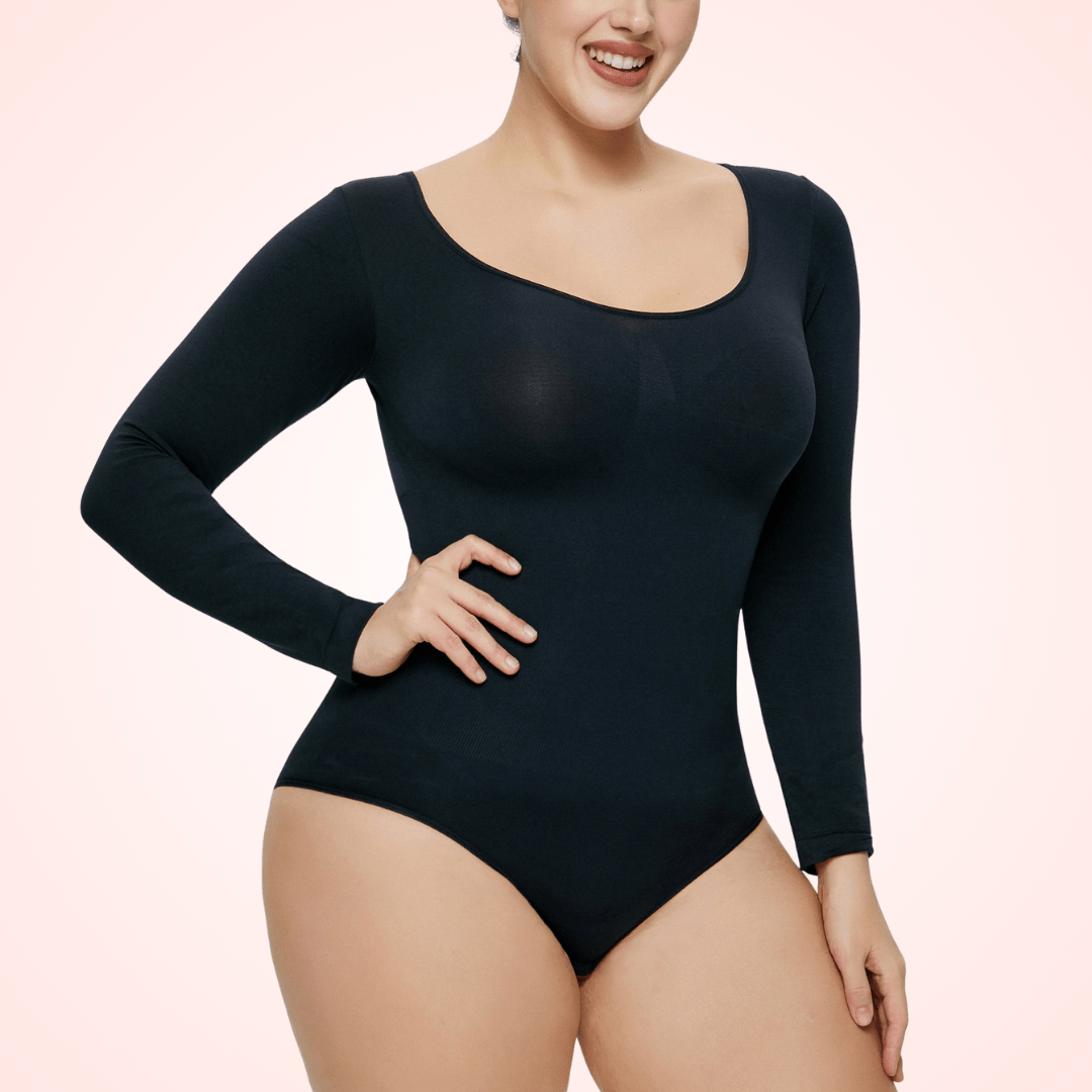 Long Sleeve Bodysuit Waist Trainer Shapewear