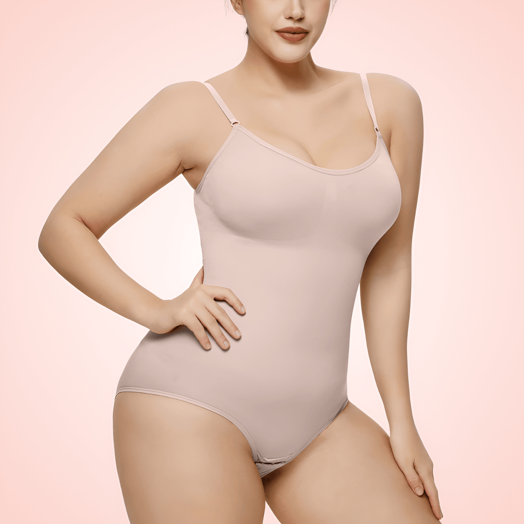 Plus Size Tummy Control Shapewear Bodysuit For Women