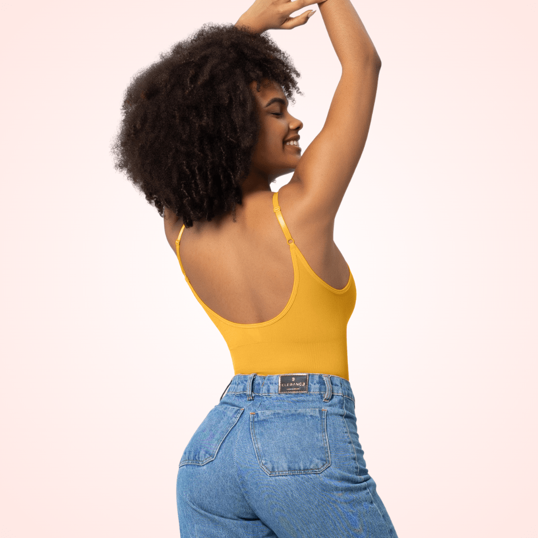 Plus Size Women's Low Back Bodysuit Shapewear