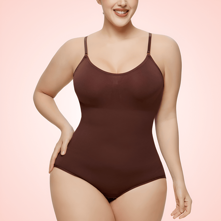 Plus Size Tummy Control Shapewear Bodysuit For Women