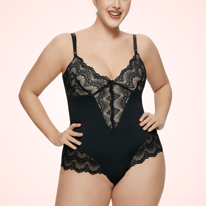 Seamless Sexy Bodysuit Shapewear with Waist Trainer and Cincher Function