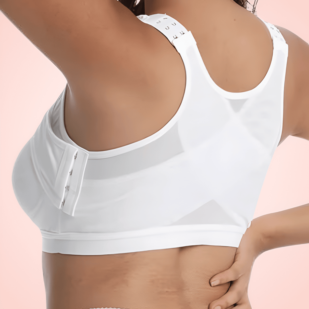 Sports Comfy Bra with Cross-Border Adjustment and Front Hook Lock