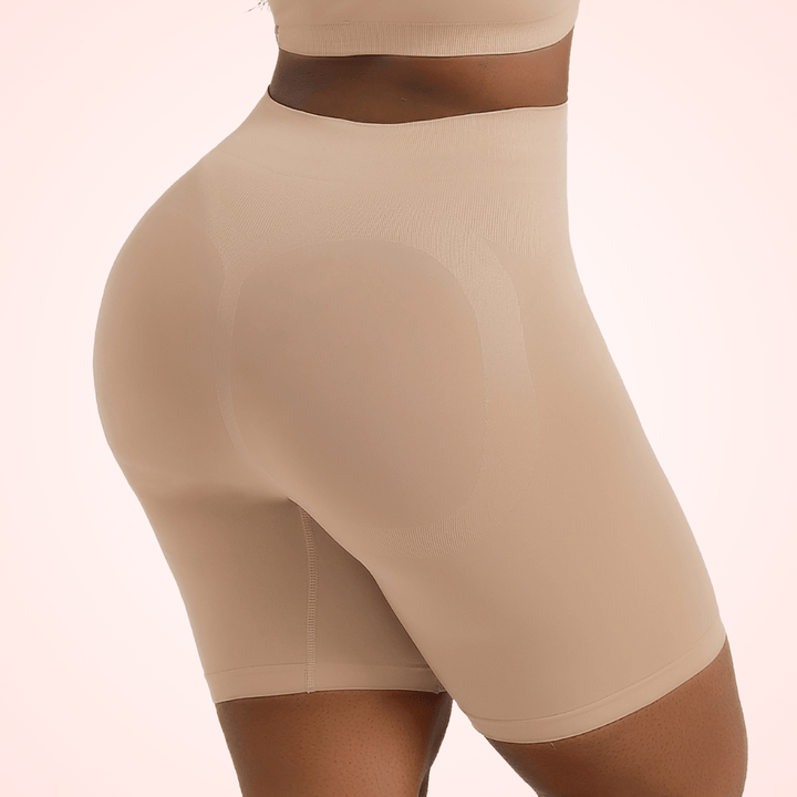 Women's High Waisted Trainer and Cincher Tummy Control Shapewear Shorts