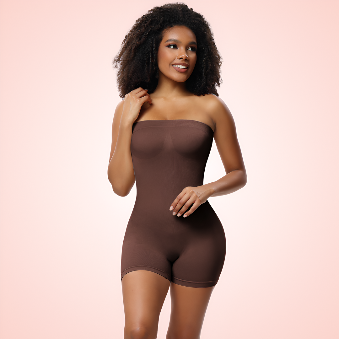 Women Shaping Bodysuit with Detachable Straps